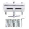 Self Centering Dowel Jig Kit Drill Guide Jig Block for Straight Holes with Bushings Woodworking Adjustable Width