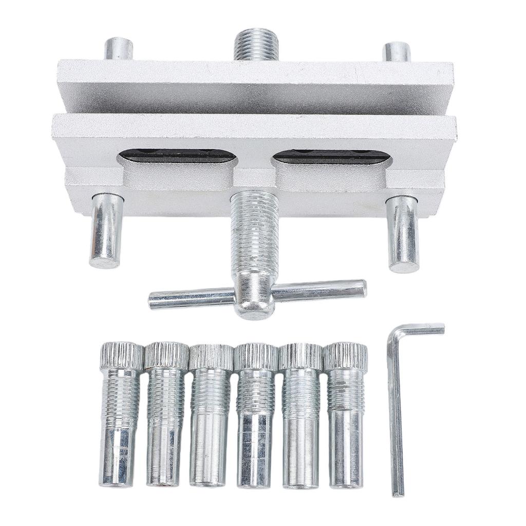 Self Centering Dowel Jig Kit Drill Guide Jig Block for Straight Holes with Bushings Woodworking Adjustable Width