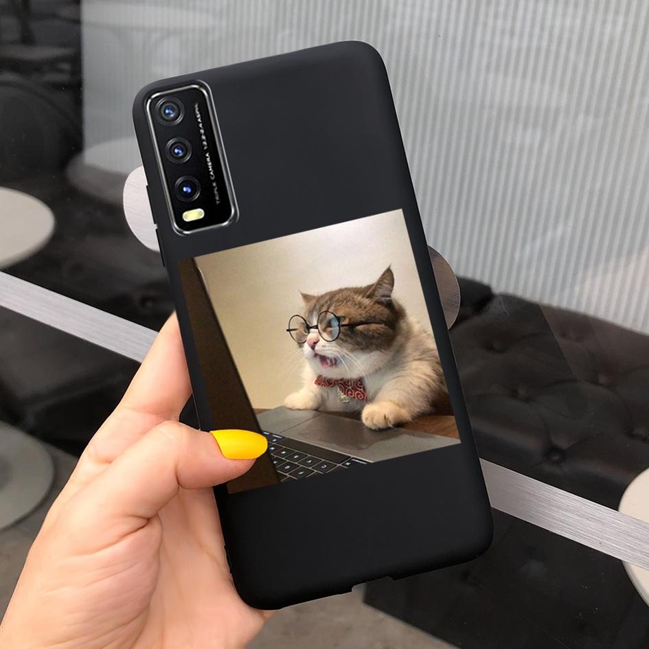 For Vivo Y20 Y20i 2021 Case Silicone Fashion Daisy Sunflower Floral Soft Phone Cover For Vivo V2029 V2027 V2032 Y 20 Y 20i Coque