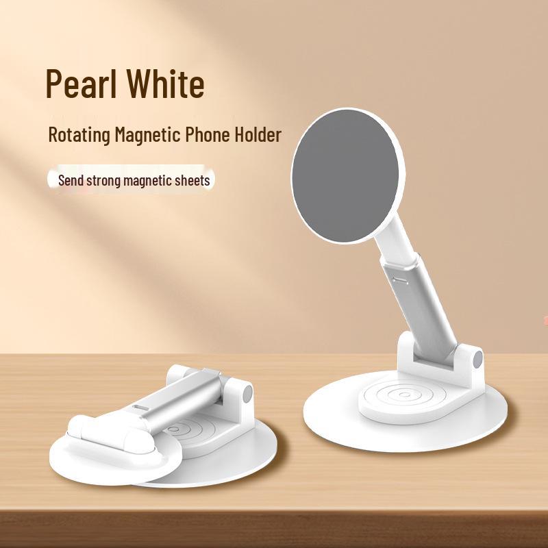 Magnetic Phone Holder: 360° Rotating Stand for MagSafe Tablets & Phones