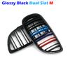 Rhyming Front Bumper Kidney Grille Dual Single Slat Grill Fit For BMW 3-Series E92 E93 M3 Coupe 2006 - 2010 Car