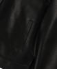 Doffjason Oversized Vegan Leather Single Jacket