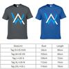 Luxurious Alan Walker Faded Cotton T-shirt With Classic O-neck For Men In Every Season