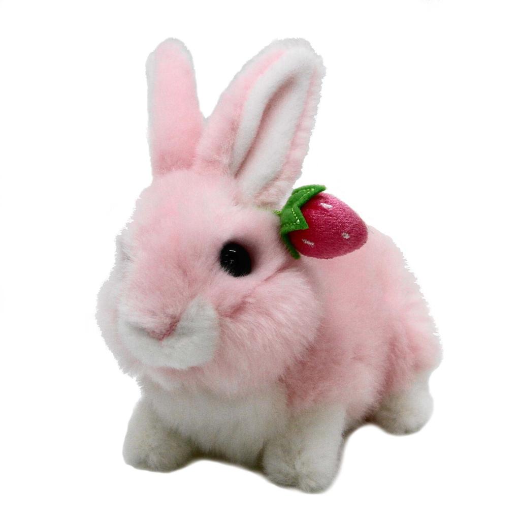 Aurora World Plush New Rabbit Parent and Child S Crawling Pink