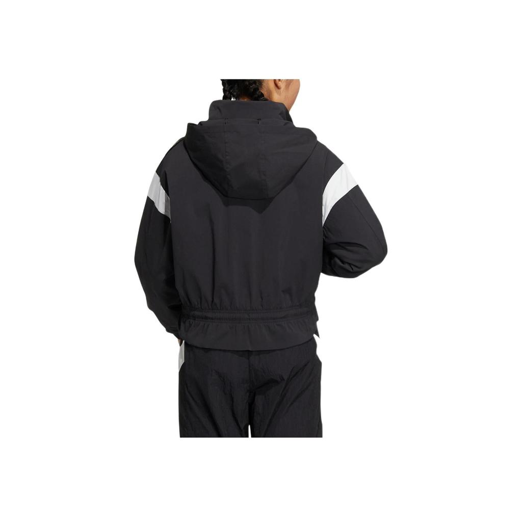 adidas Women's UST Woven Jacket Black White HR8155