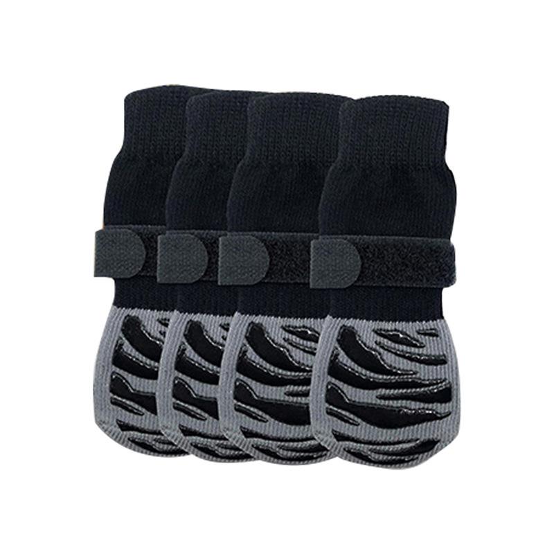 Wasserdichte rutschfeste Hundesocken für den Außenbereich - Pfotenschützer für kleine und mittlere Hunde, Weihnachtsdesign, Beliebter Verkaufsschlager.