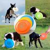 18.5/23.5cm Huisdier Siliconen Training Hond Vliegende Schijven Speelgoed Interactief Hond Kauwspeelgoed Weerstand Bijten Zacht Rubber Speelgoed Vliegende Schijven