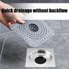 Not Clog Drain Guards Flexible Silicone Hair Catcher Reusable Strainer Odor Prevention Simple For Sink Shower Bathtubs