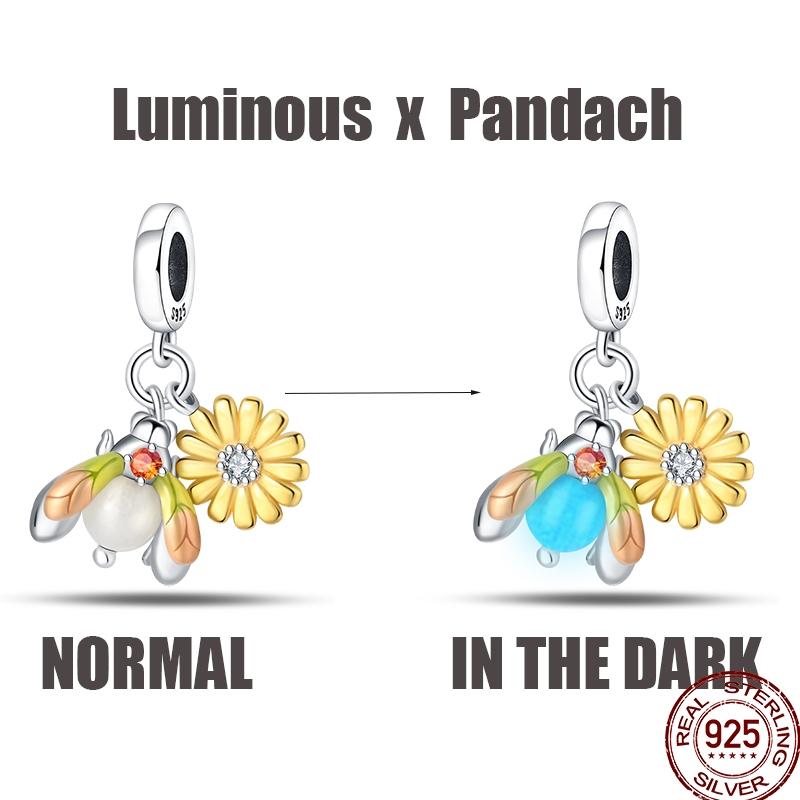 Luminous Firefly Star Moon Cherry Catcopper Pendant Beads 3Mm Diy For Women Exquisite Jewelry Making Gift