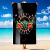 Guns N’ Roses Print Microfiber Beach Towel Sand?Resistant Lightweight Towel For Swimming Outdoor Travel Use