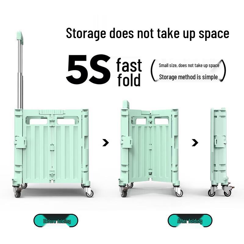 Pingmai Portable Folding Shopping Cart