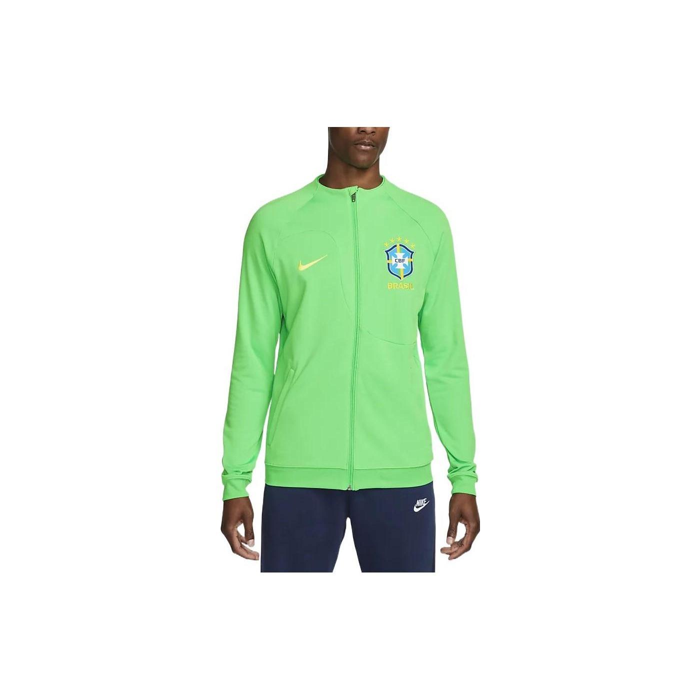 Nike Brazil Academy Pro Knit Soccer Jacket Green Men s DH4741-330 L