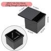 Non Stick Cube Croissant Mini Toast Box Mold Mini Pullman Loaf Pan with Square Lid Perforated Toast Box Water Cube Baking Tool