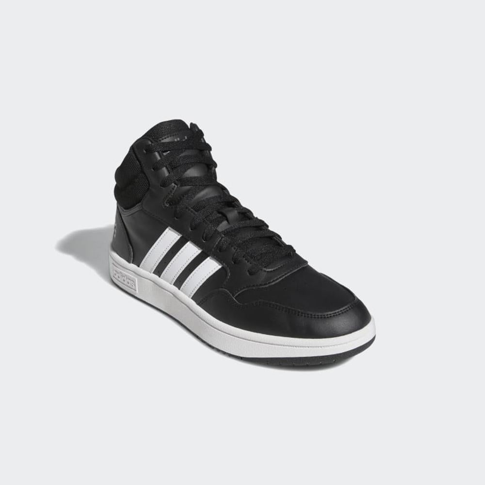 adidas Hoops 3.0 Mid Sneakers Synthetic Black