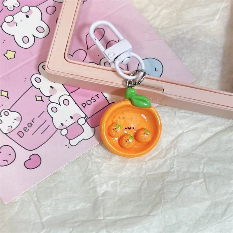 1Pcs/5Pcs Cute Fruit Keychain Wallet Strong And Durable Decoration Women Keychain Hanging On Backpack Keychain Gifts