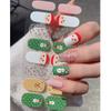 6styles Christmas Nail Art Stickers Dot Snowflake Designs Gel Nail Decals Perfect for New Year DIY Manicures No UV Lamp Needed