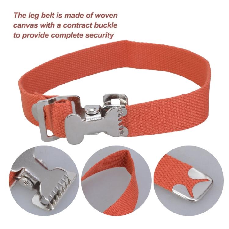 Pack of 2 Practical Webbing Stilt Straps With Metal Buckles for High Performances Support In Professional Construction