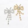 New 10 Pieces of 24 * 44MM Shiny Flat Bow Tassel Jewelry DIY Hair Accessories, Clothing, Wedding Decoration Accessories