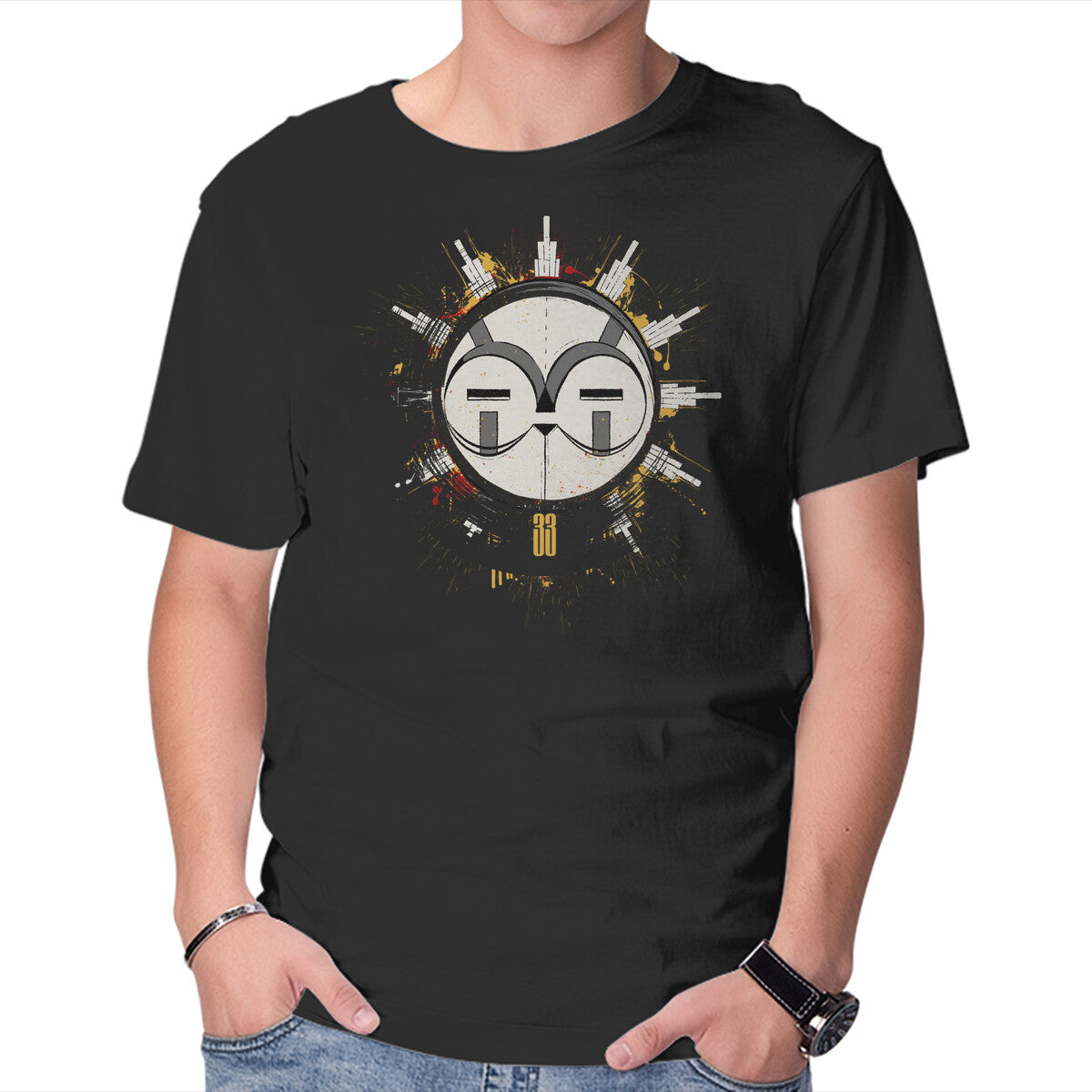 Unisex Crew Neck T-Shirt Legendary Being Graphic Short Sleeve Casual Tee M