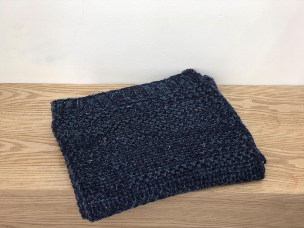 Scarf women's winter new versatile warm wool scarf men's and women's knitted thickened scarf