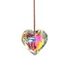 Crystal Heart-shaped Prism Crafts Window Door Ornaments Chandelier Rope Pendant