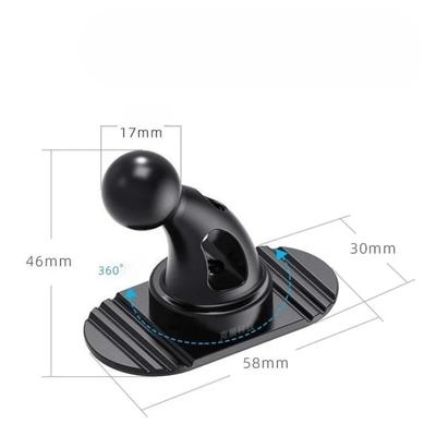 Universal 17mm Ball Head Sticky Base Car Phone Holder Dashboard Mount for Mobile Phone Stand Car Accessory