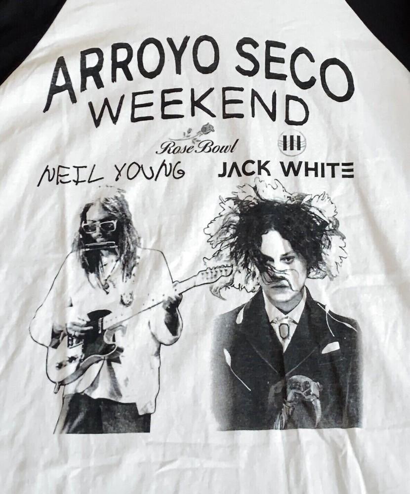 Jack White T Shirt Neil Young T Shirt Festival T Shirt Mens XL Concert T Shirt Unisex T-Shirt S