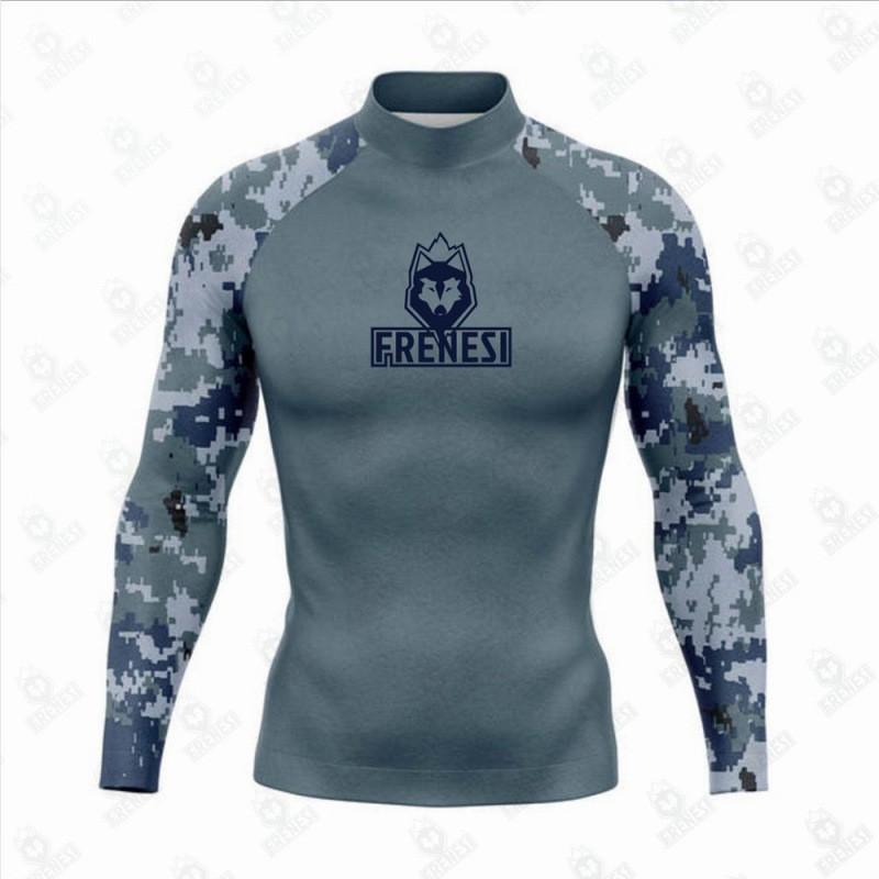 Frenesi Rash Guard Surfing Diving Swimming UPF 50 UV Protection Quick Dry Unisex Beach Sport Shirt