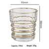 Shineqi Europäische Leichte Luxus Kristallglas Whiskey-Becher