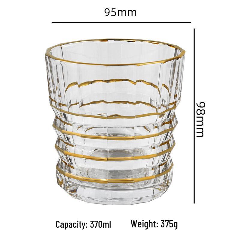 Shineqi European Light Luxury Crystal Glass Whiskey Cup