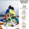 1pc Crayon Shin chan Blanket Soft All Season Throw with Vibrant Design, Perfect for Home, Travel, and Gifts, Ideal for Naps and Camping