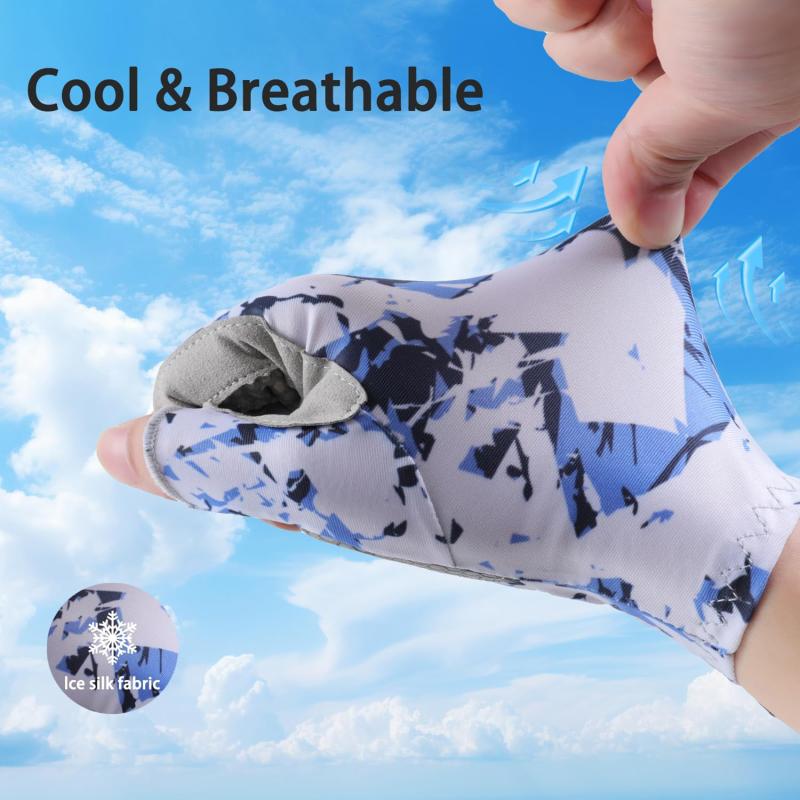 Professional Fishing Gloves Fingerless Fishing Gloves Unisex Fishing Hiking Running Cycling Outdoor Gloves