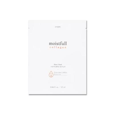 Etude Moistfull Collagen Ansiktsmask Intensiv Återfuktande & Uppstramande Vård 25ml x 10st