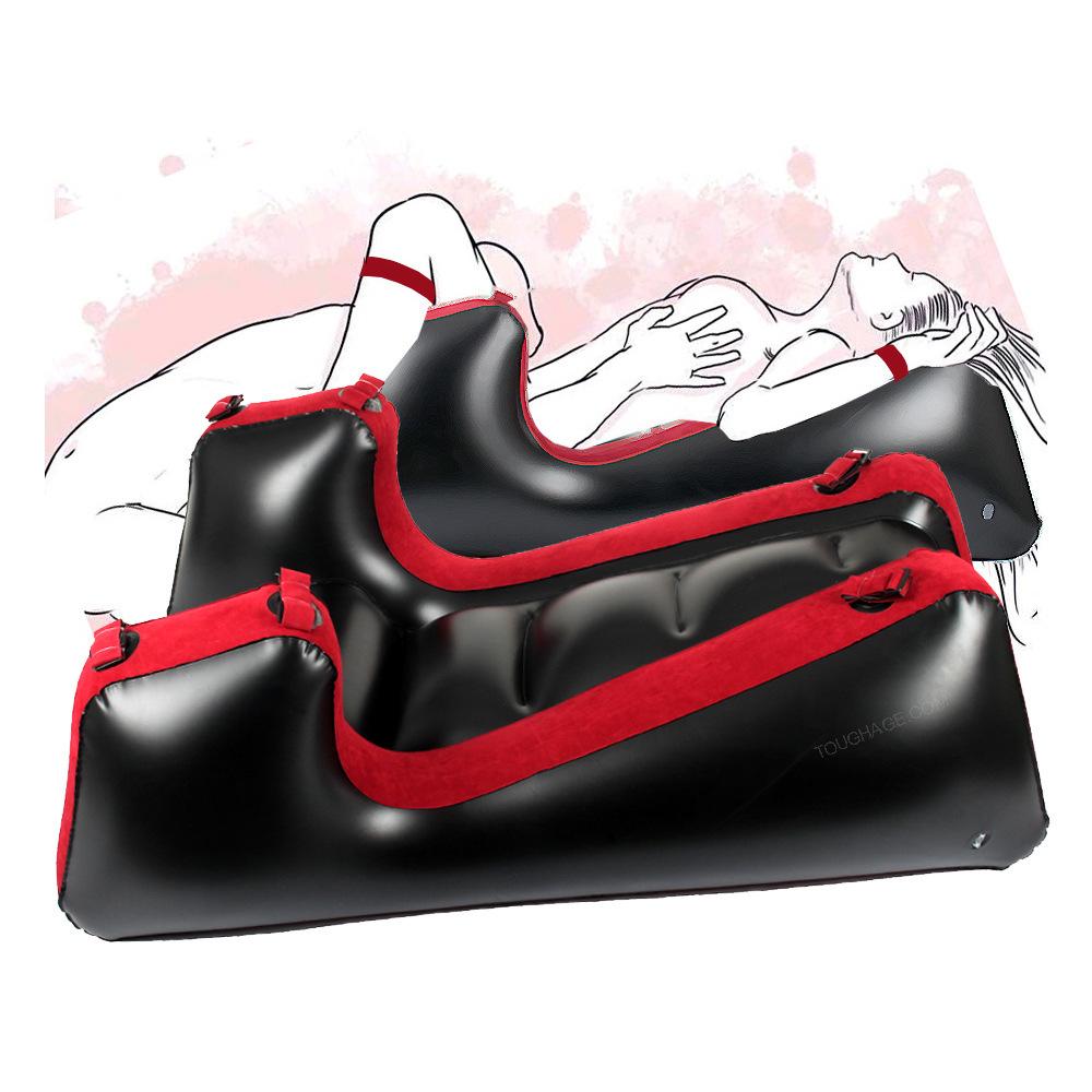 Sexstol for voksne Sex Sofa Pute Ben Bondage Ulike seksuelle stillinger Spenst Myk Stille Sammenleggbar Sexseng Sexmøbler