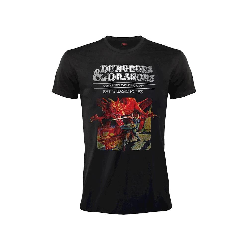 

Dungeons and Dragons Original Official T-Shirt Black Jersey T-Shirt- 4XL