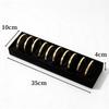 10 Slots Ring Holder Velvet Surface Jewelry Stand New Earring Organizer  Jewelry Shop Counter