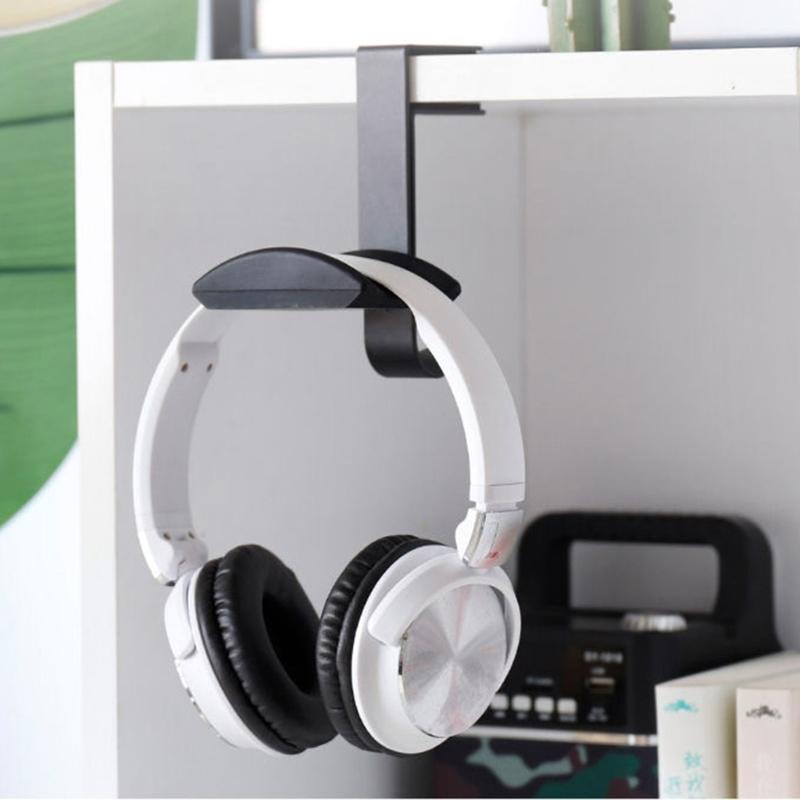 Toolless Adjustable Desk Clamp Headsets Stand For Workspaces Headphone Rack With Secure Grip