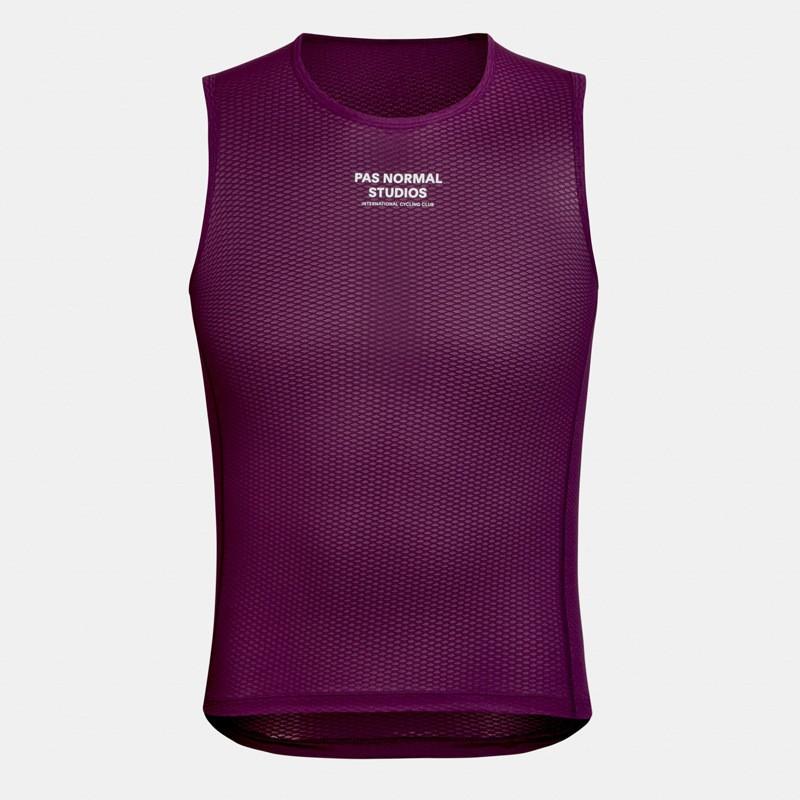 Herren Damen Radsport Basisschicht Schnelltrocknend Feuchtigkeitsableitend Unterhemd Rennrad MTB Fahrradfahren XXL purpur
