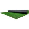 Artificial Grass, 457.2 X 213.36 Cm Fake Grass Turf Rug, 3.5 Cm Pile Height Realistic Synthetic Lawn Carpet Roll Mat, Easy Clean Drainage Holes for