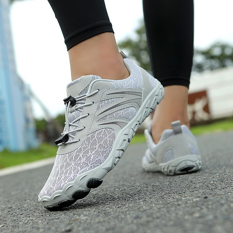 Elastic Hiking Shoes Anti-slip Trekking Camping Sneakers Unisex Breathable Climbing Sports Shoes Light Cross-training Shoes