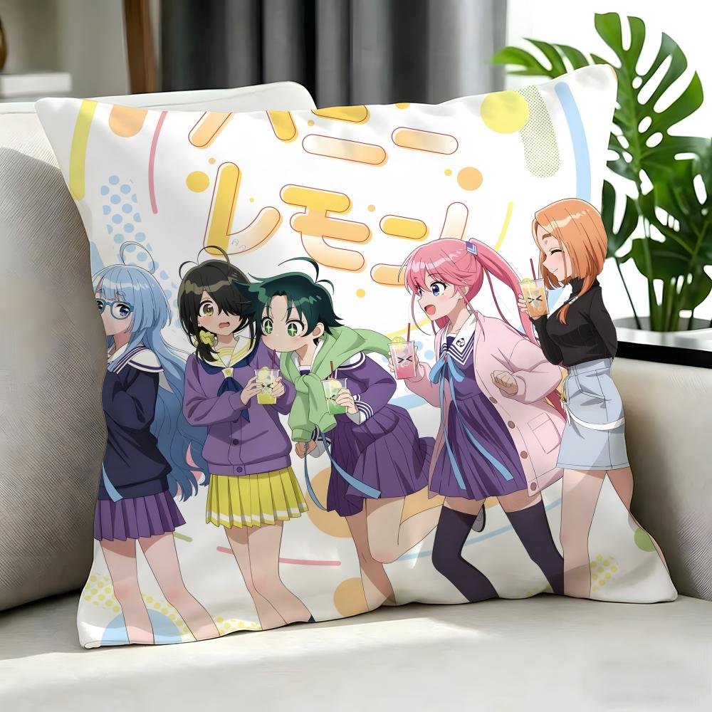 Anime Shiunji Ke No Kodomo Tachi Cushion Cover Cushion Cover Set 4Pcs 50X50 45X45 40X40 Pillowcase Decorative Sofa Home Decor