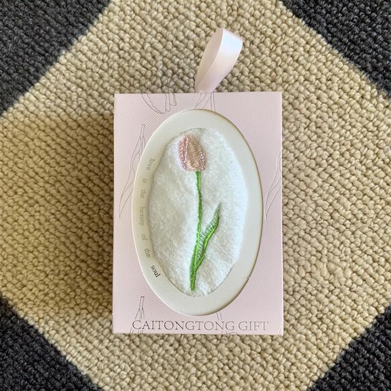 Tulip Coral Fleece Bridesmaid Gift Towel Set