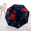 1pc Cherry PatternAutomatic Open/close Folding Umbrella, Compact Portable Travel Umbrella, Perfect Birthday/Holiday, Cute Umbrella y006