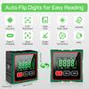 Magnetic Digital Angle Finder LCD 4-side Magnetic Level Gauge Waterproof Angle Finder For Outdoor Workshop Construction