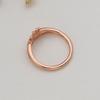 925 Sterling Silver Pan Ring Rose Gold Glittering Crown Ring For Women Wedding Party Gift Fashion Jewelry