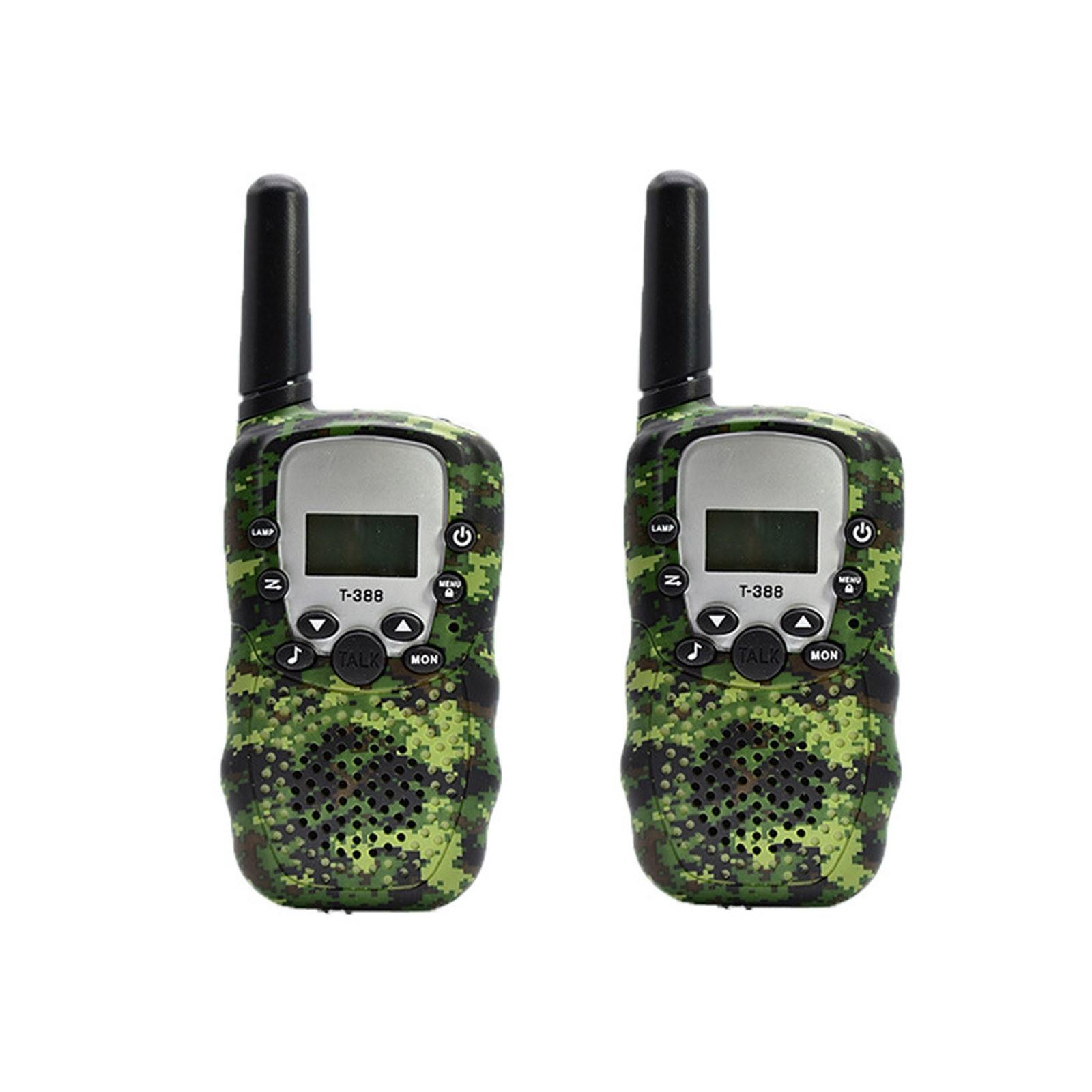 

Kids Walkie Talkie 2 Way Radio Upgraded Camouflage Toys For Kids Indoor Outdoor Activities One Size зелений