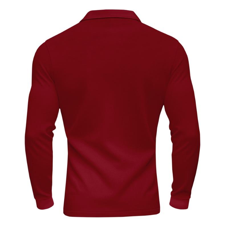 Men S Long Sleeve Polo Shirt Quick Dry Breathable Casual Golf Top