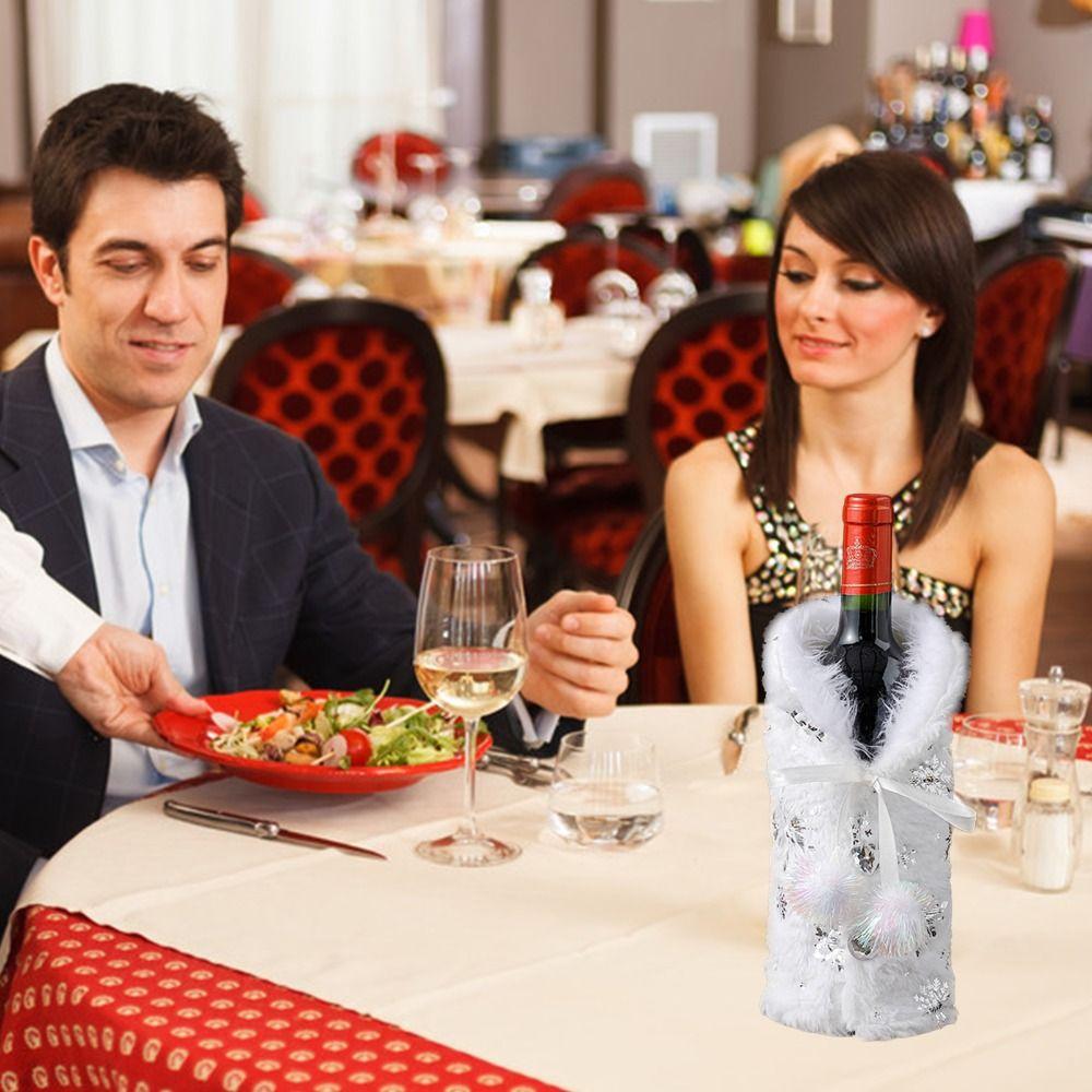 Christmas Decorations Snowflake Pattern Champagne Pouch Gift Wrap For Home Packaging Bag Wine Bag