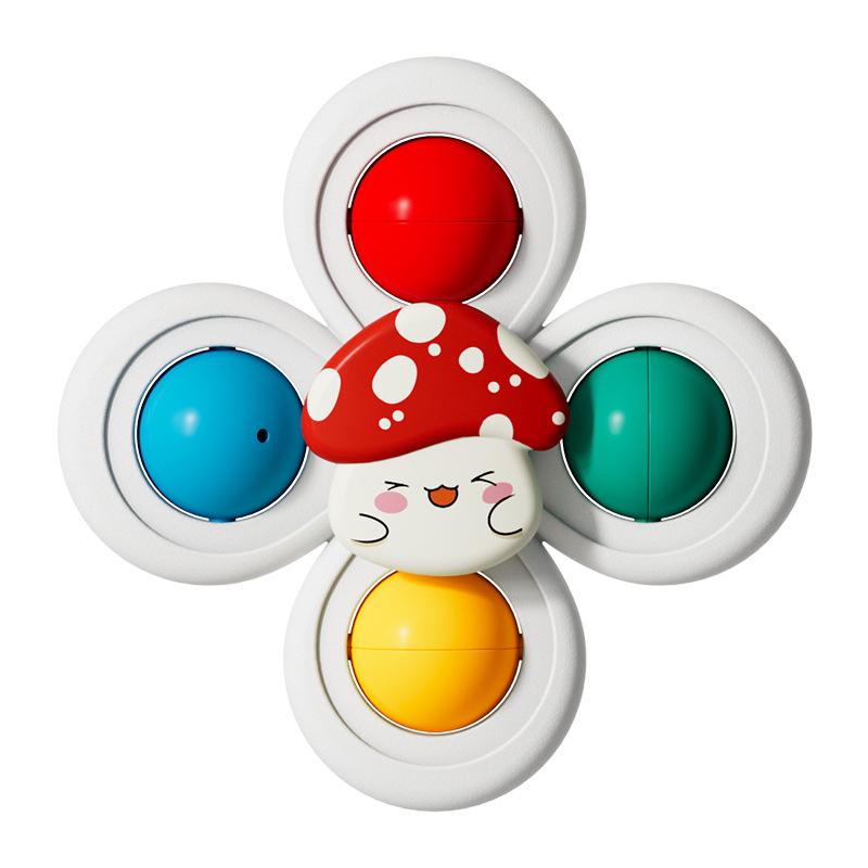 Baby-Saugnapf-Kreisel Kleinkind-Fingerspitzen-Kreisel Lernspielzeug