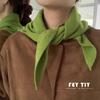 Winter new versatile triangle scarf small scarf women's autumn, autumn and winter comfortable skin-friendly neck care thickened warm scarf